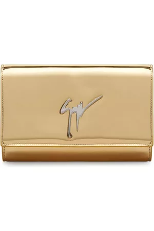 Giuseppe Zanotti Bolso de mano Cleopatra metalizado