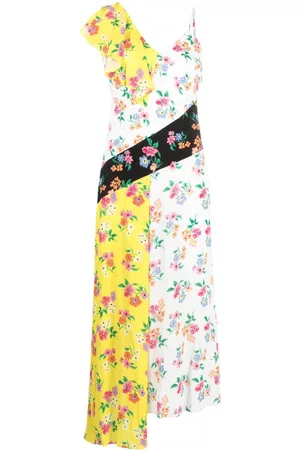 Msgm Vestido midi con estampado floral