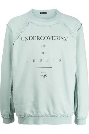 Undercoverism Sudadera con logo y cuello redondo