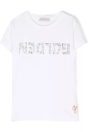 Golden Goose Camiseta con detalles de cristal