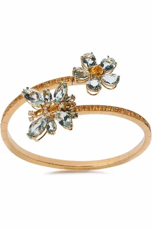 Dolce & Gabbana Pulsera Spring en oro amarillo de 18 ct con gemas