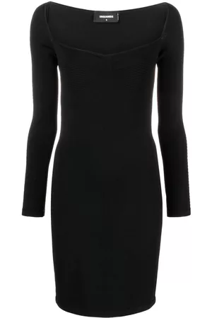 Dsquared2 Vestido corto de manga larga