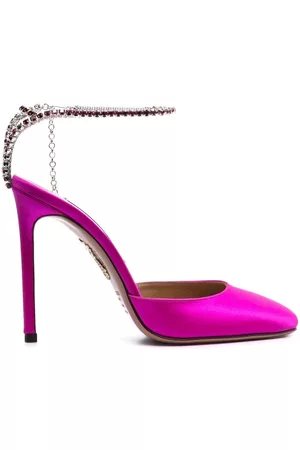 Aquazzura Zapatos de tacón de 110mm con cristal