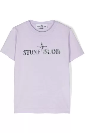 Stone Island Camiseta con logo estampado