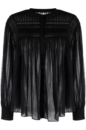 Marant Etoile Blusa Plalia plisada