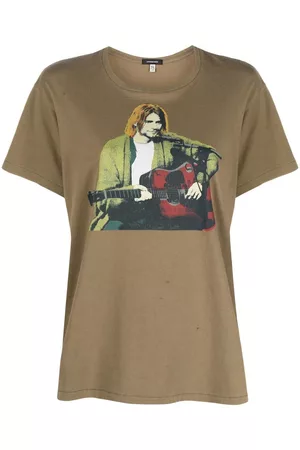 R13 Camiseta con estampado gráfico