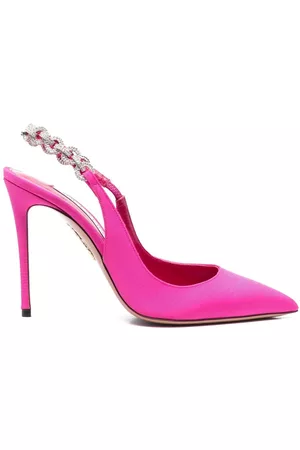 Aquazzura Zapatos con tacón de 110mm y detalles de cristal
