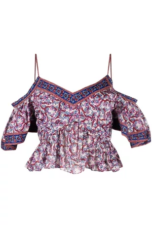 Marant Etoile Blusa Garuva con estampado floral