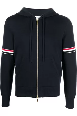 Thom Browne Sudadera con capucha y cremallera