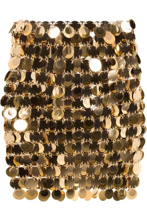 Paco rabanne Minifalda ajustada con lentejuelas