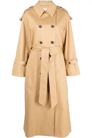 By Malene Birger Gabardina Alanis con cinturón y doble botonadura