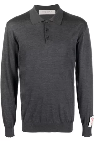 Golden Goose Polo con parche del logo