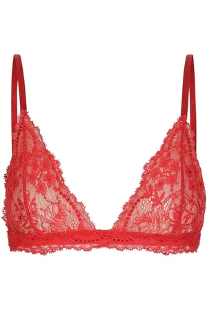 Dolce & Gabbana Sujetador triangular con encaje Chantilly