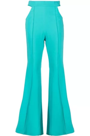 GIUSEPPE DI MORABITO Pantalones acampanados con detalle de abertura