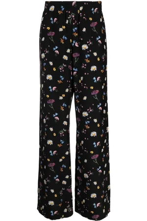 Stella McCartney Pantalones con motivo floral