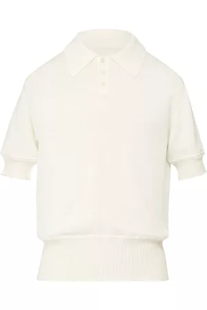 Maison Margiela Polo de punto con diseño de cuatro costuras