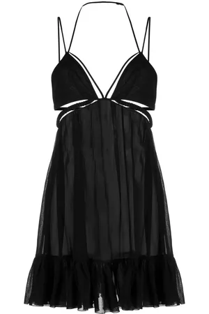 Nensi Dojaka Vestido mini con aberturas