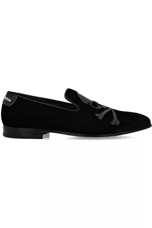 Philipp Plein Mocasines con calavera bordada
