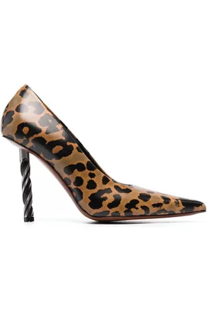 Vetements Zapatos de tacón con motivo de leopardo