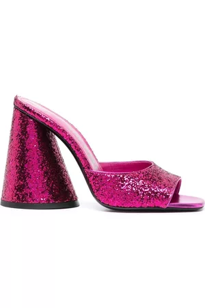 The Attico Mules Luz con tacón de 105mm