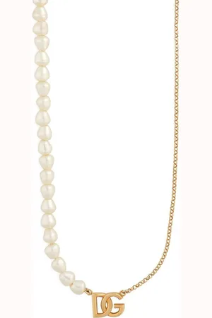 Dolce & Gabbana Collar de cadena con logo DG