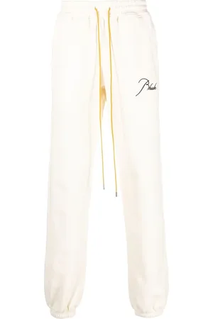 Rhude Pantalones de chándal con logo bordado