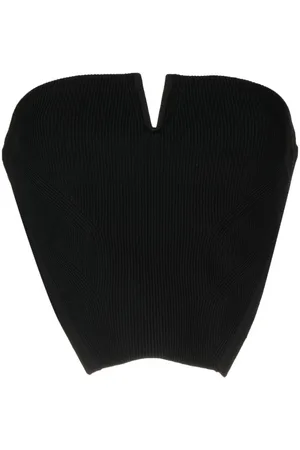 DION LEE Corsé estilo bustier con abertura