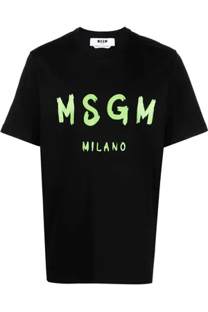 Msgm Camiseta con logo estampado