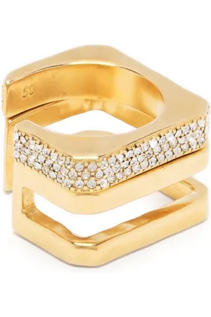 Zadig & Voltaire Anillo Cecilia con aplique de cristal