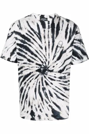 Etudes Camiseta con motivo tie-dye y manga corta