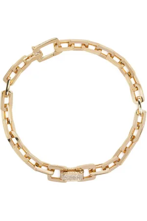 Shay Pulsera Mini Deco en oro amarillo de 18kt con diamantes