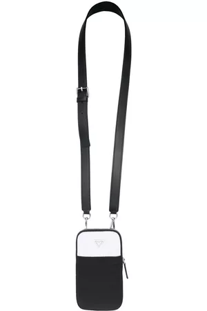 Emporio Armani Bolso para móvil con placa del logo