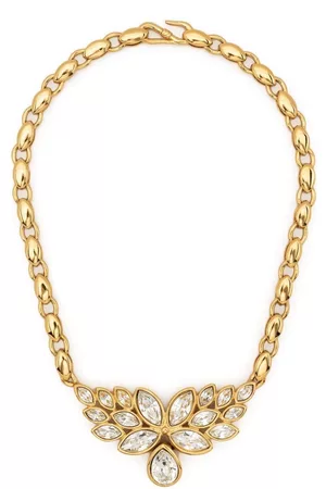 Saint Laurent Collar con detalle de strass