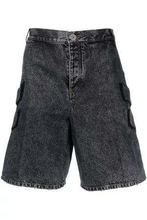 Balmain Pantalones vaqueros cortos con efecto lavado