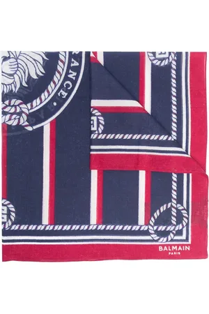 Balmain Pañuelo con rayas estampadas