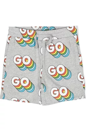 Stella McCartney Pantalones cortos de chándal con motivo Go