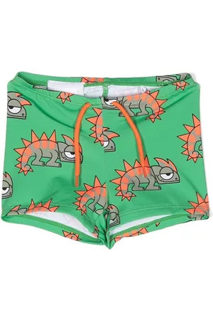 Stella McCartney Bañador con motivo de lagarto