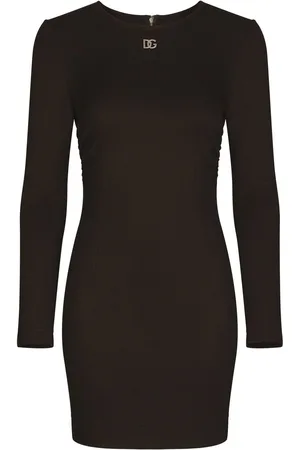 Dolce & Gabbana Vestido corto con logo DG