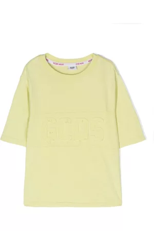 GCDS Camiseta con parche del logo