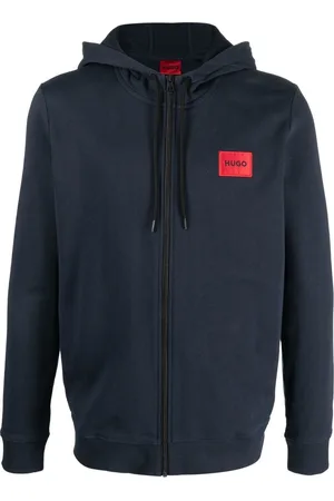 HUGO BOSS Sudadera con parche del logo y capucha