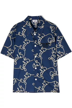 GCDS Camisa con logo estampado