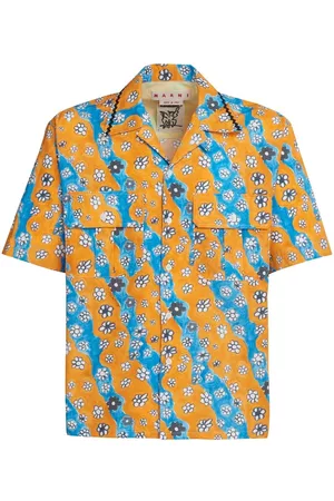 Marni Camisa con margarita estampada
