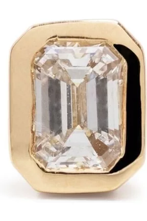 Lizzie Mandler Pendiente Mini Diamond en oro amarillo de 18kt