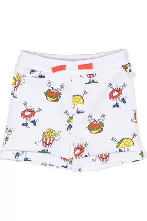 Stella McCartney Pantalones cortos de deporte con motivo gráfico