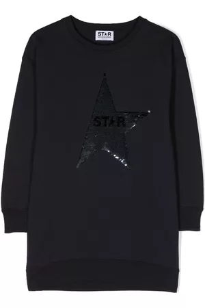 Golden Goose Vestido estilo sudadera con lentejuelas