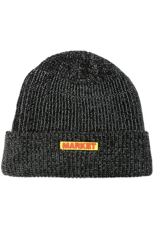 MARKET Gorro con barra reflectante y logo