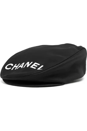 CHANEL Gorra paperboy con logo 2000