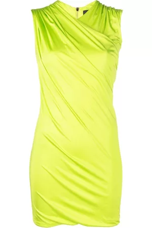 VERSACE Vestido corto con efecto drapeado