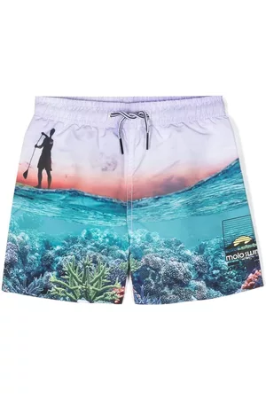Molo Bañador Neptune con estampado marino