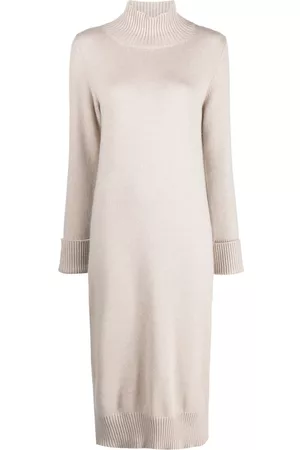 ELEVENTY Vestido midi con cuello alzado